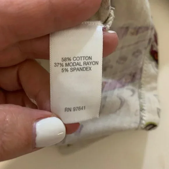 J. Jill Paisley Print Long Sleeve Top - Picture 4 of 9